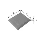 Filter, cabin air (WA60115)
