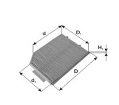 Filter, cabin air (WA60240)