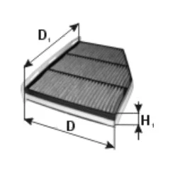 Filter, cabin air (WA61293)