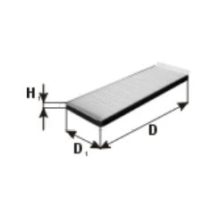 Filter, cabin air (WA61120)