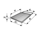 Air Filter (WA50640)