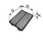 Filter, cabin air (WA61273)