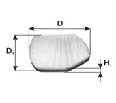 Filter, cabin air (WA60289)
