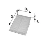 Filter, cabin air (WA60302)