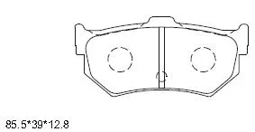 Brake Pad Set, disc brake (KD1730)