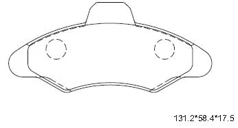 Brake Pad Set, disc brake (KD6762)