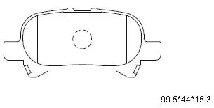 Brake Pad Set, disc brake (KD2750)