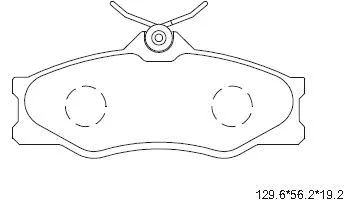Brake Pad Set, disc brake (KD7777)
