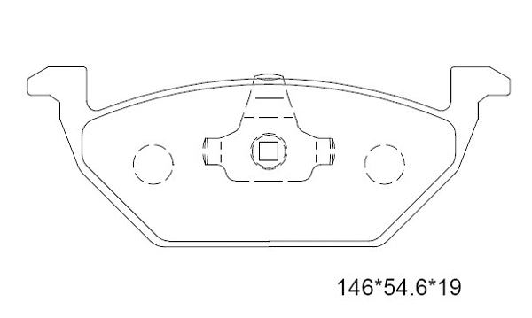 Brake Pad Set, disc brake (KD7528)