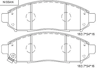 Brake Pad Set, disc brake (KD1775)
