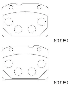 Brake Pad Set, disc brake (KD8789)