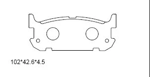 Brake Pad Set, disc brake (KD3774)