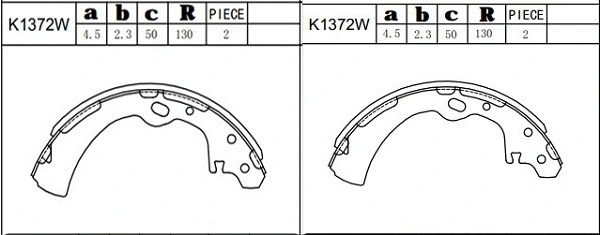 Brake Shoe Set (K1372W)