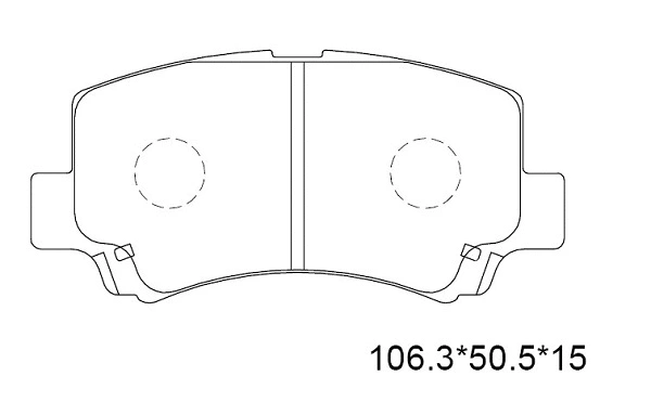 Brake Pad Set, disc brake (KD3313)