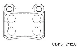Brake Pad Set, disc brake (KD7770)