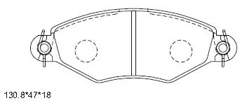 Brake Pad Set, disc brake (KD7751W)