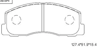 Brake Pad Set, disc brake (KD4724)