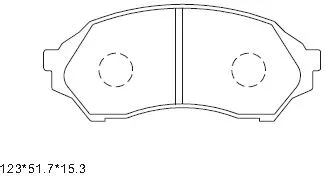 Brake Pad Set, disc brake (KD3725)