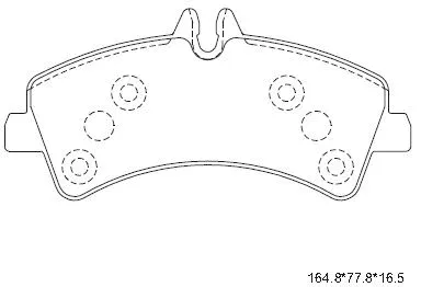 Brake Pad Set, disc brake (KD7548)