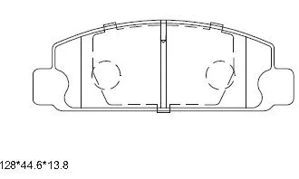 Brake Pad Set, disc brake (KD3772)
