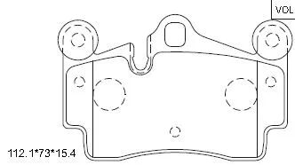 Brake Pad Set, disc brake (KD7794)