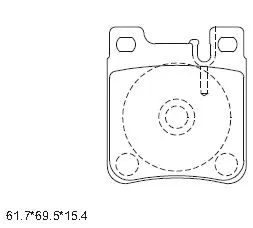 Brake Pad Set, disc brake (KD7750)