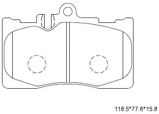 Brake Pad Set, disc brake (KD2751)