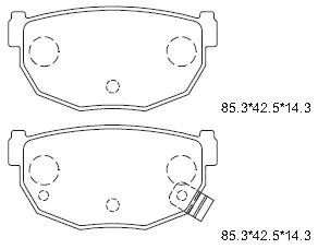 Brake Pad Set, disc brake (KD1718)