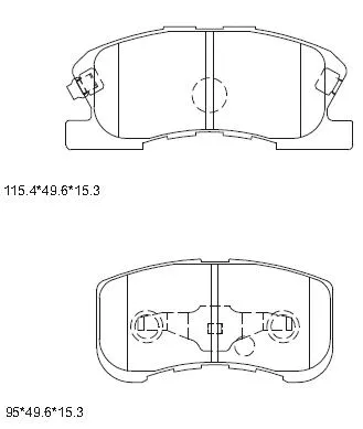 Brake Pad Set, disc brake (KD3727)