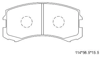 Brake Pad Set, disc brake (KD4719)