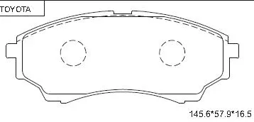 Brake Pad Set, disc brake (KD2759)