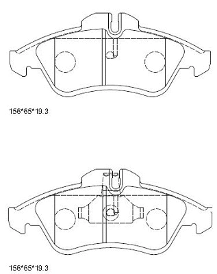 Brake Pad Set, disc brake (KD7799)