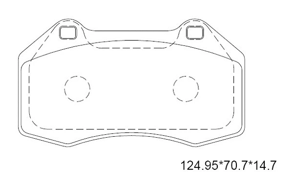 Brake Pad Set, disc brake (KD7576)