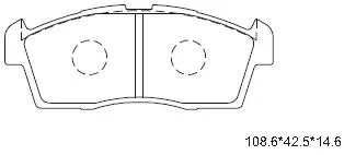 Brake Pad Set, disc brake (KD3757)