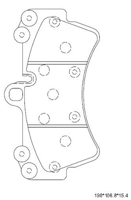 Brake Pad Set, disc brake (KD7570)