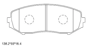 Brake Pad Set, disc brake (KD3707)