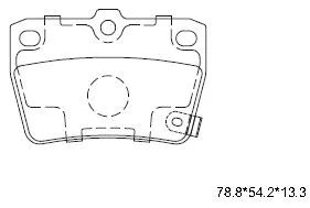 Brake Pad Set, disc brake (KD2637F)
