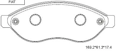 Brake Pad Set, disc brake (KD7530)
