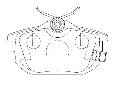 Brake Pad Set, disc brake (KD4733)