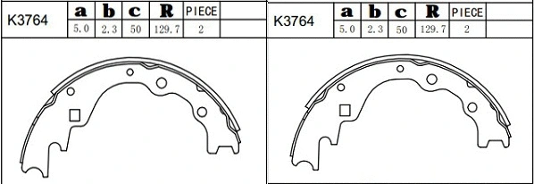 Brake Shoe Set (K3764)