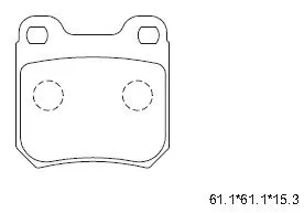 Brake Pad Set, disc brake (KD7724)