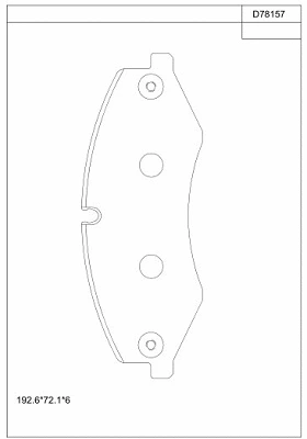 Brake Pad Set, disc brake (KD78157)