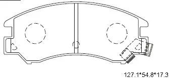 Brake Pad Set, disc brake (KD3763)