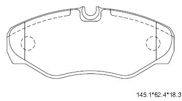 Brake Pad Set, disc brake (KD7522)
