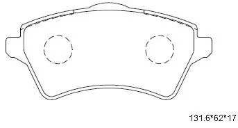 Brake Pad Set, disc brake (KD6799)