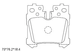 Brake Pad Set, disc brake (KD2785)