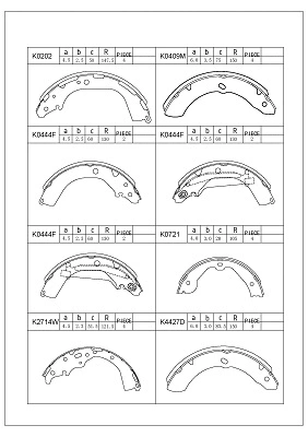 Brake Shoe Set (K0202)