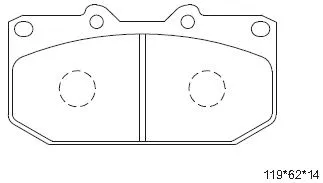 Brake Pad Set, disc brake (KD3703)