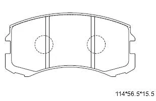 Brake Pad Set, disc brake (KD4719W)