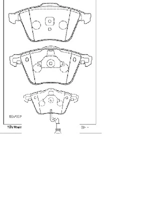 Brake Pad Set, disc brake (KD77535)